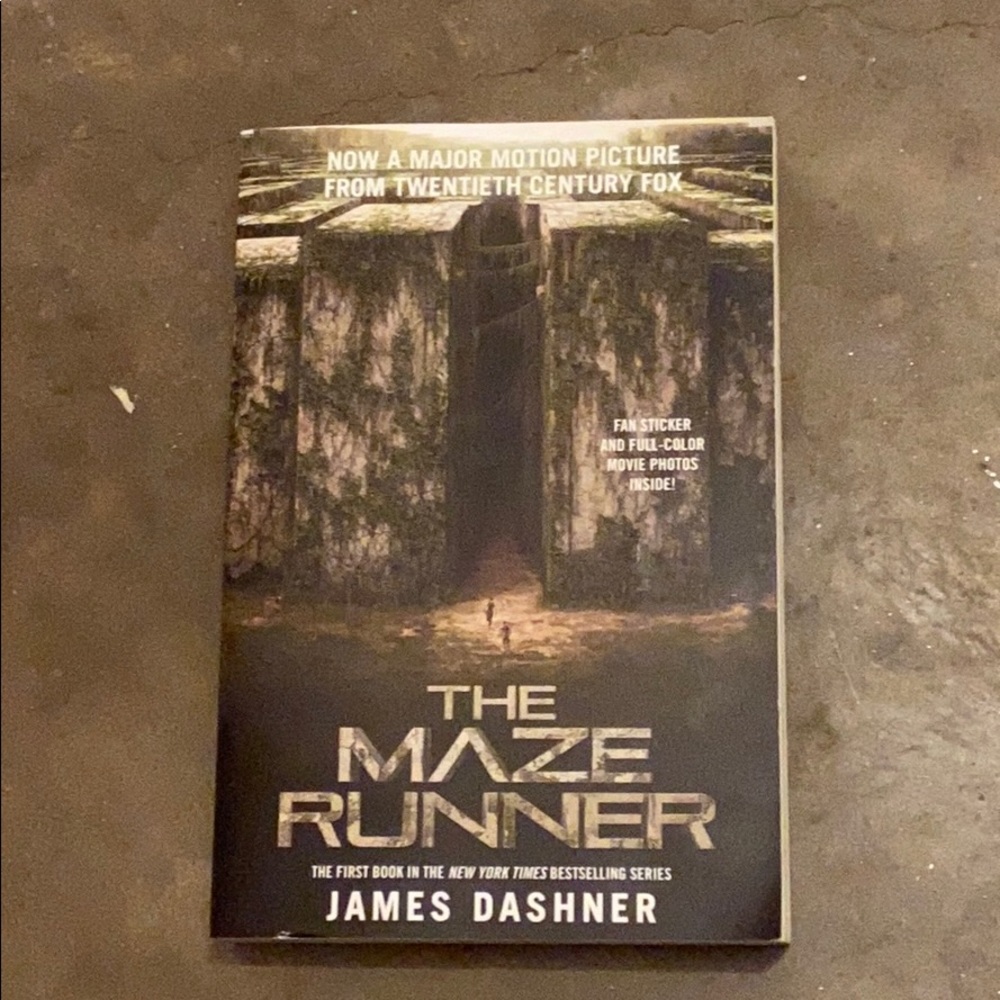 The maze Runner Book the first book series